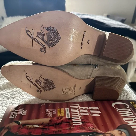 FREE PEOPLE•BOWERS EMBROIDERED WESTERN BOOTS - Sz 39.5 - Picture 16 of 16